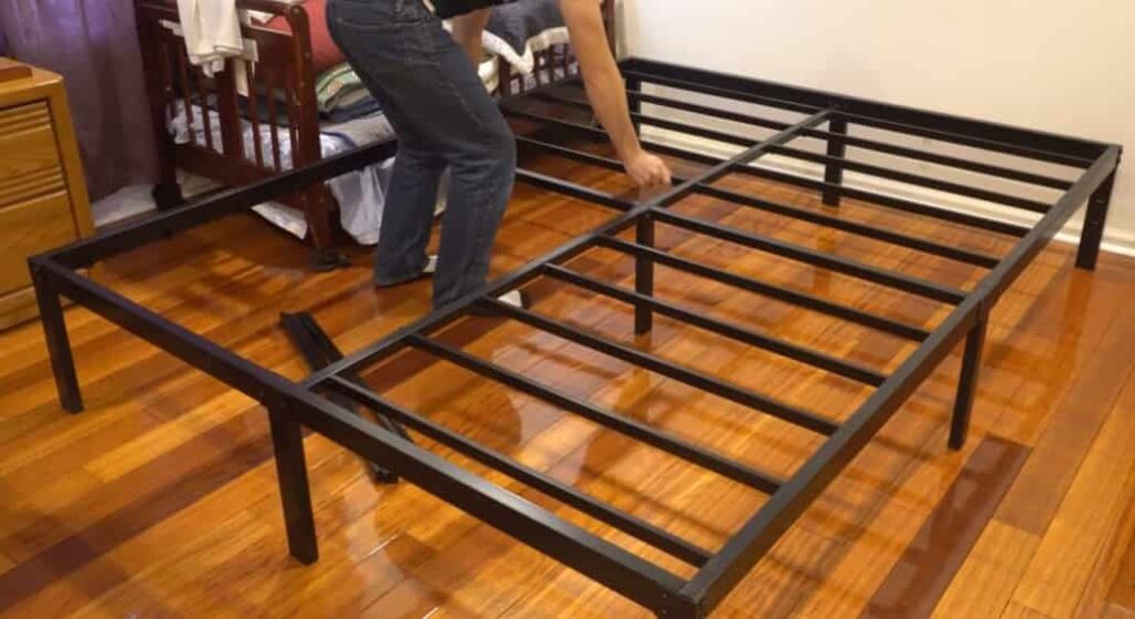 Metal Bed Frame Setup
